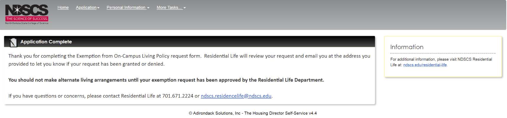 Exemption Request 4
