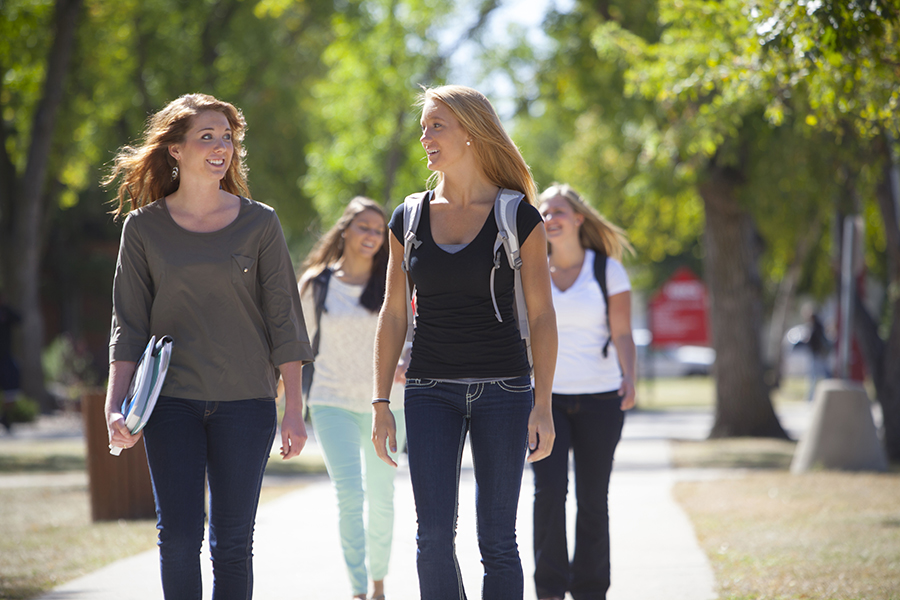 Students Walking