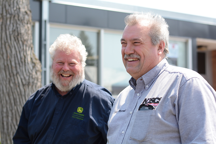 Employees Smiling