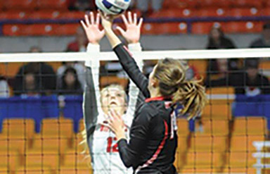 NDSCS volleyball game