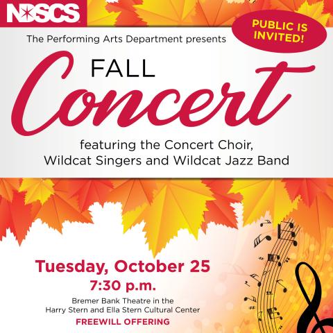 Fall concert social image