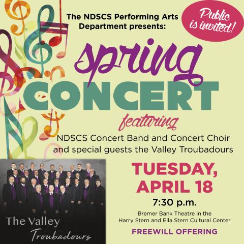 Spring Concert invitation