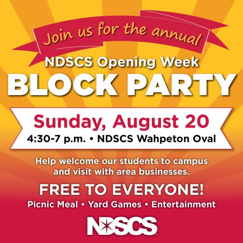 block party social graphic