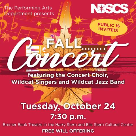 Performing Arts Fall Concert Oct 24