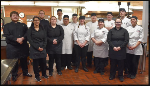 group of Culinary students - provided by Wahpeton Daily News