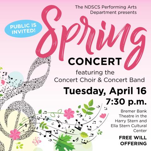 Spring Concert invitation