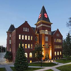 Old Main at night