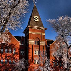 Old Main in the Winter